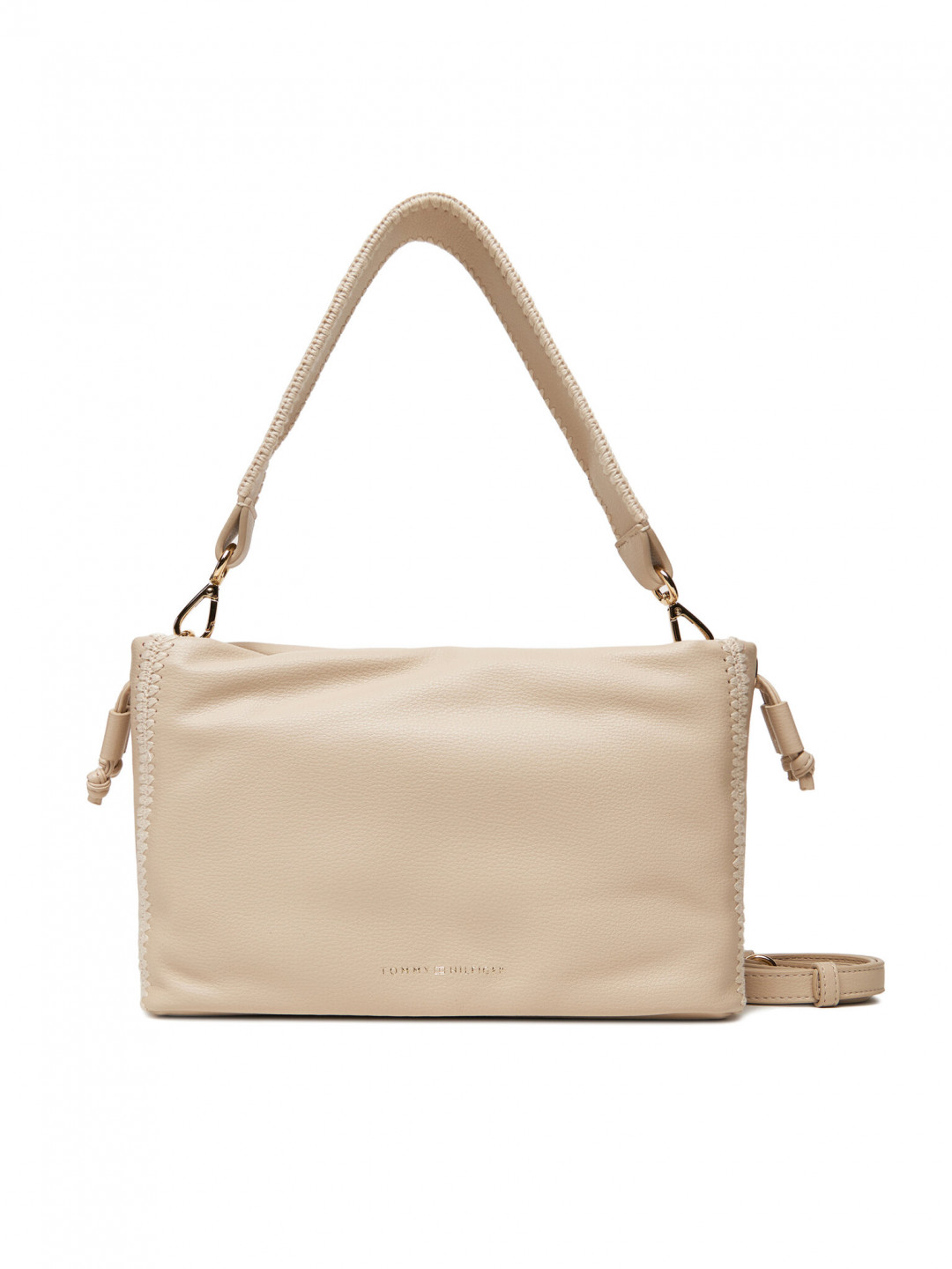 Tommy Hilfiger Kabelka Th Soft Summer Mini Bucket AW0AW17541 Béžová